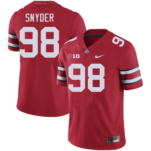 Austin Snyder Ohio State Buckeyes Jersey College Football Uniforms-Red